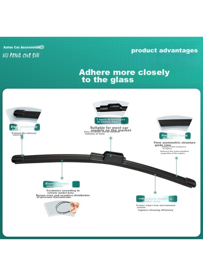 XUFENG Xufeng Car Accessories (xufeng) Chevrolet Malibu Xl Windshield Wipers For 2016- Models, -specific 21-inch Boneless Wiper Blades, Original Equipment Parts  - Image 5