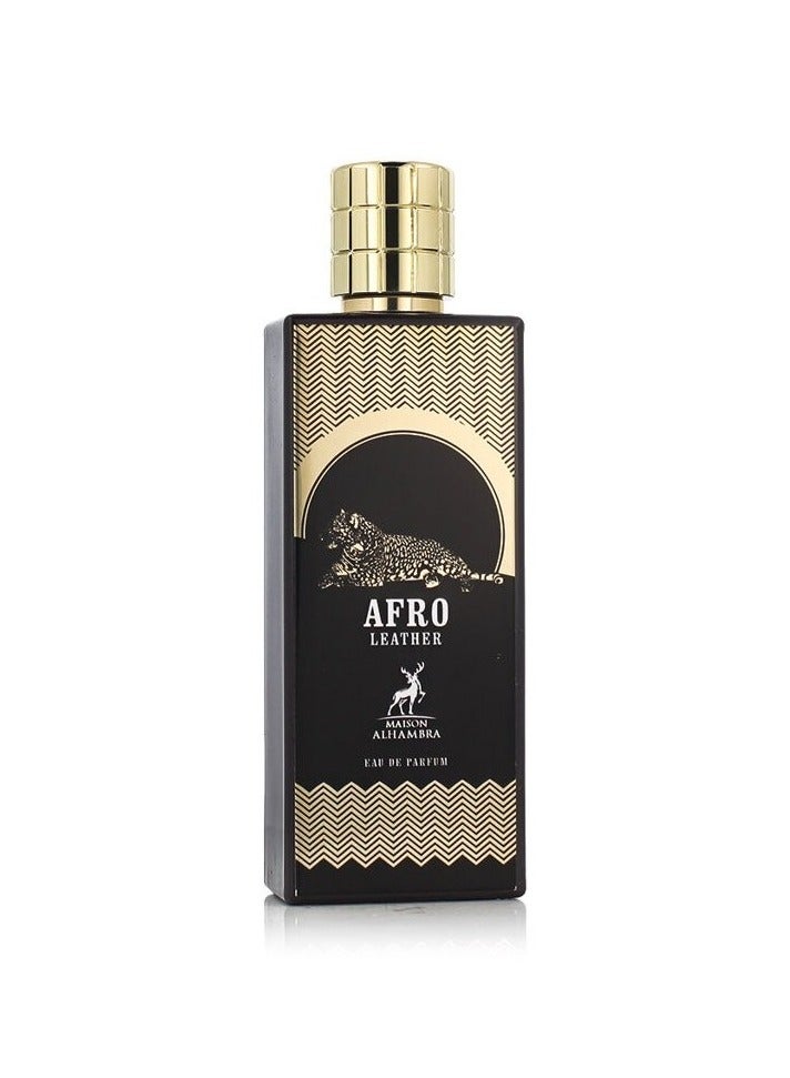 ميزون الهمبرا عطر أفرو ليذر عطر 80 مل ميزون الحمراء - Image 3