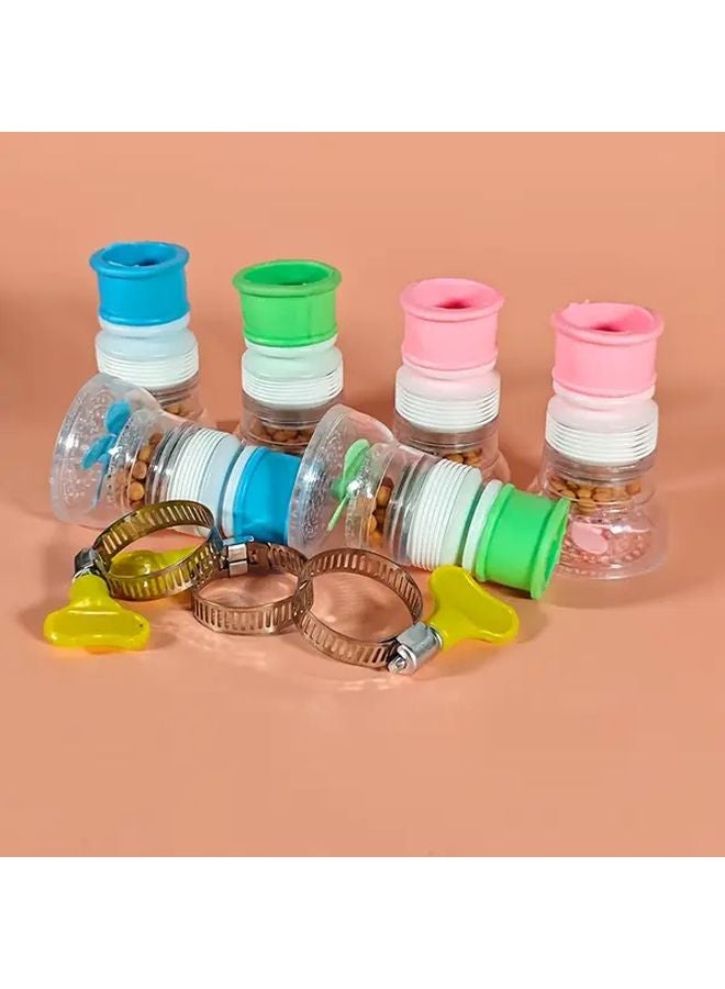 Blue Anti Splash Faucet Guard With Filter Water Saving Sprayer Easy Installation - Image 3