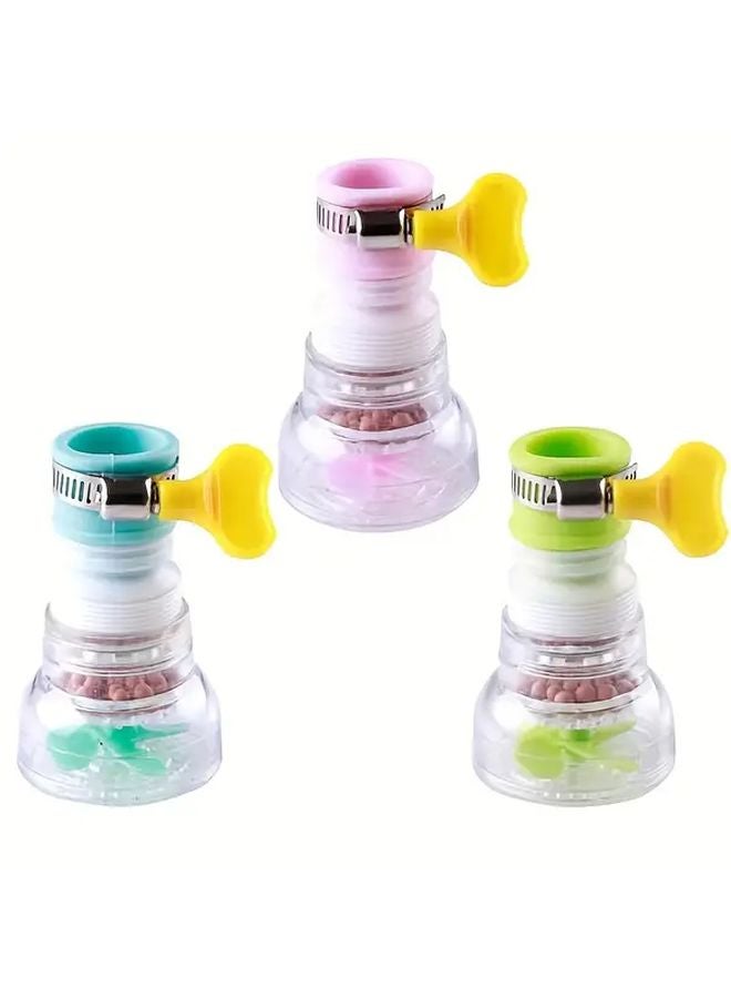 Blue Anti Splash Faucet Guard With Filter Water Saving Sprayer Easy Installation - Image 2