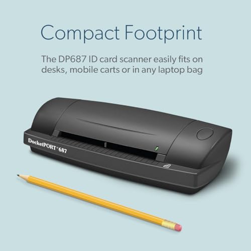 DocketPORT 687 Duplex Card Scanner (DP687) with DocketSCAN Business Card - Image 4