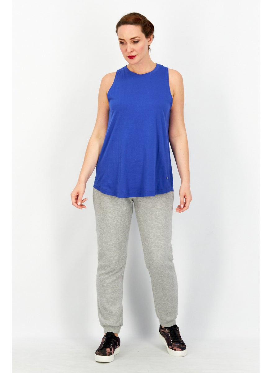 Champion Women Sportswear Fit Sleeveless Training Tops, Blue  - Image 4