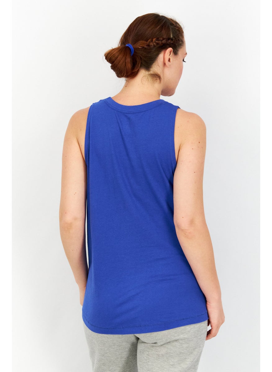 Champion Women Sportswear Fit Sleeveless Training Tops, Blue  - Image 2