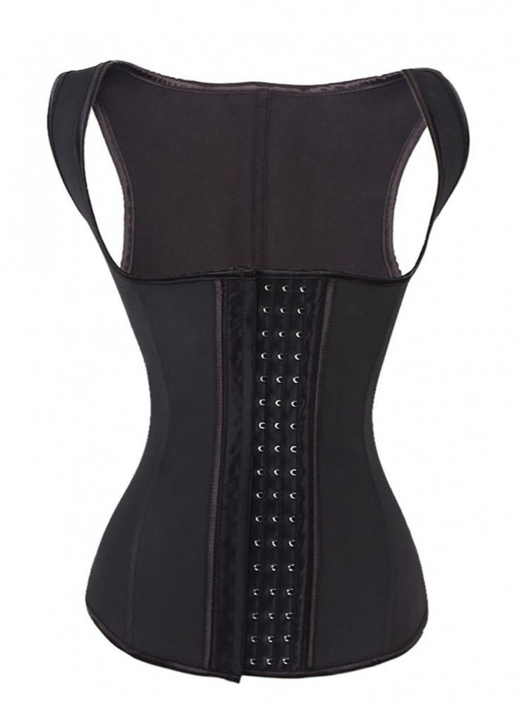 Generic Sauna Thermal Clothing Causes Sweating Works to Burn Fat, Flattens the Abdomen and Supports the Entire Back with Steel Inner Supports  - Image 1