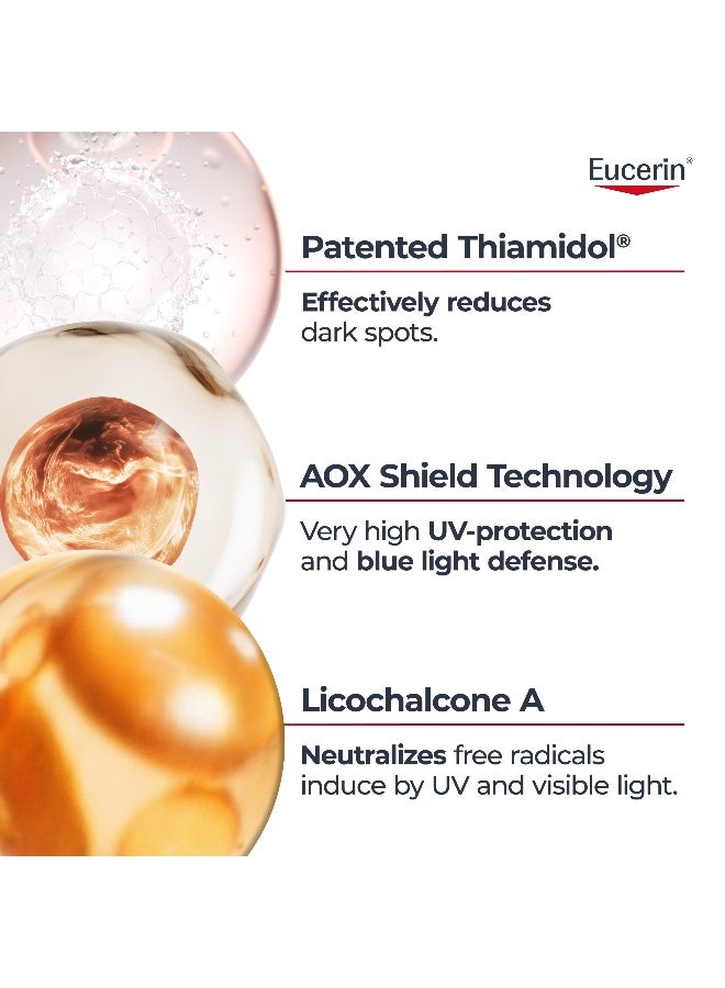 Eucerin Pack Of 2 Face Sunscreen Even Perfector Pigment Control Sun Fluid with Thiamidol, High UVA/UVB Protection, SPF50+, Reduces Spots for Uneven Skin Tone 50ml - Image 4