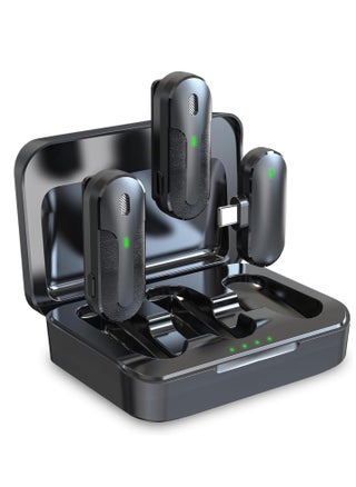 Wireless Microphone for iPhone, TX-301 Noise-Cancelling Mic with USB-C Receiver, Charging Case & Lapel Clip for Podcasting, Vlogging & Video Recording - pzsku/ZCAE6617E409B34781A7BZ/45/_/1732883865/5f8f543e-d521-45fd-883d-602cb382ffc5