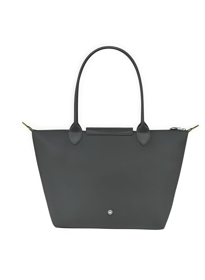 Longchamp Women's Classic Fashion Versatile Medium Handbag Shopping Bag Shoulder Bag Handbag Eco-friendly Graphite Gray - Image 4
