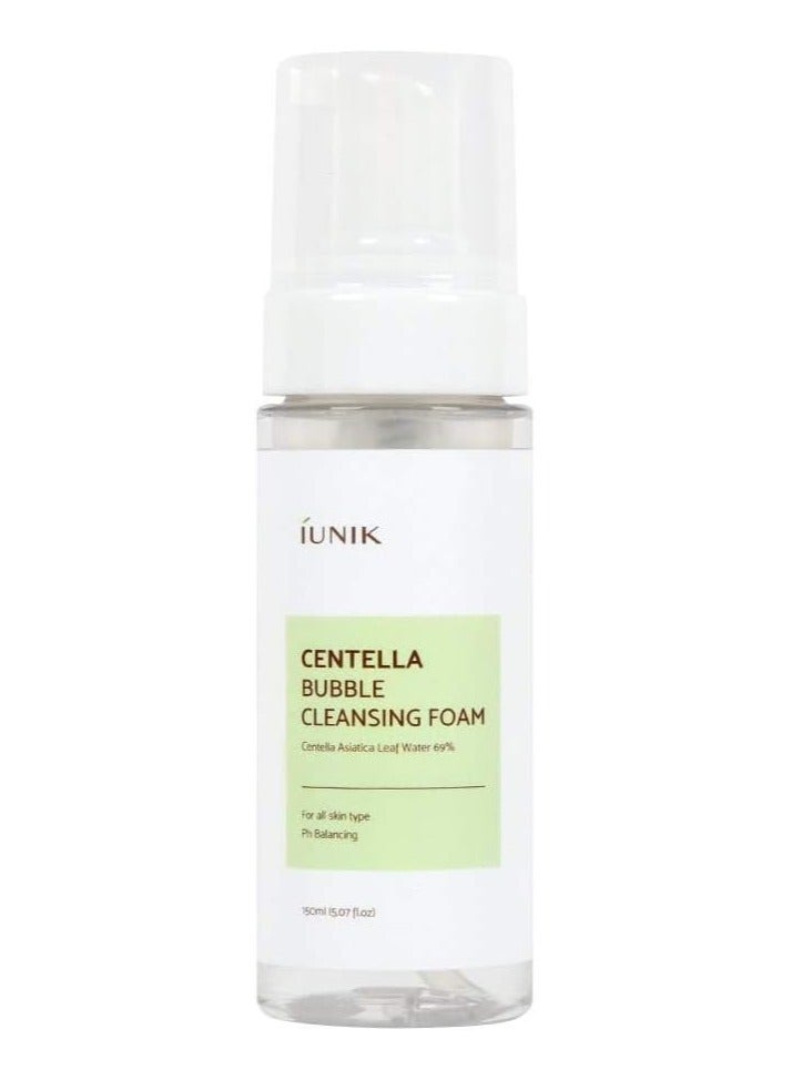 Iunik Centella Bubble Cleansing Foam - 150ml - Image 1