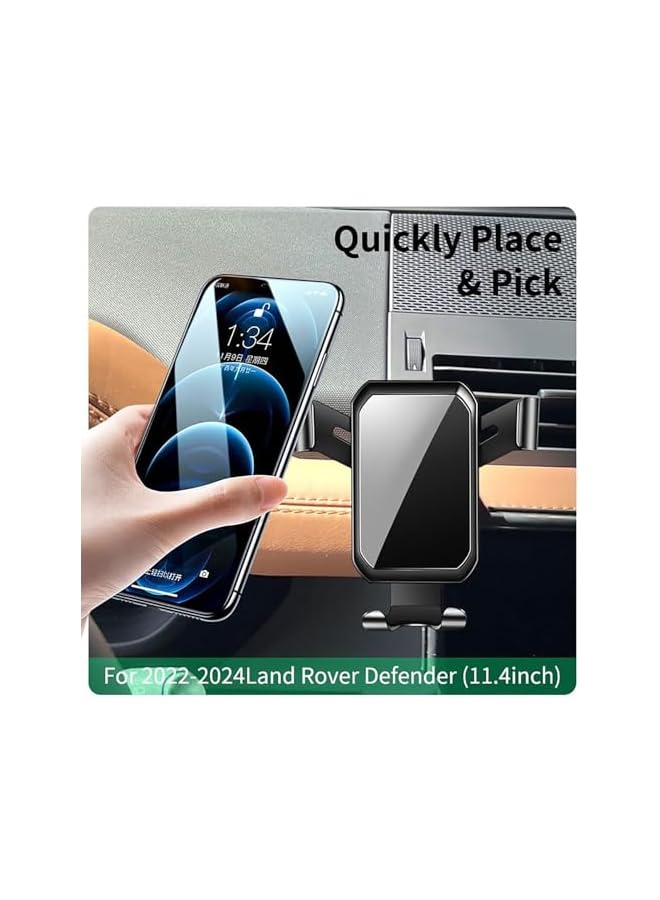 Green Tiger Compatible with Land Rover Defender Accessories 2022 2023 2024 2025 (11.4 inches) Defender Phone Holder, Non-Slip Phone Mount - Image 3