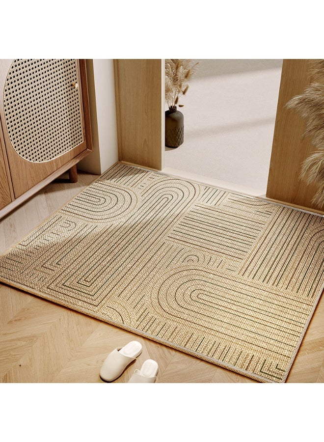 NeeMee Minimalist Linen Doormat - Quick-Drying, Absorbent, Non-Slip Welcome Mat - Elegant Front Door Mat for Home Use - Image 1