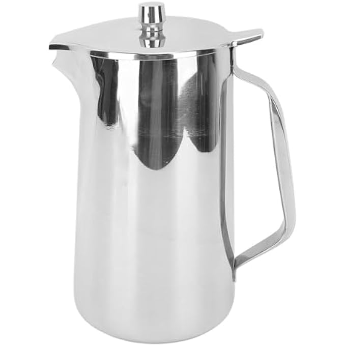 Goshyda Teapot 2L Stainless Steel Cold Water Pitcher With Ergonomic Handle Large Capacity Tea Kettle For Juice Beverage Coffee - Image 2
