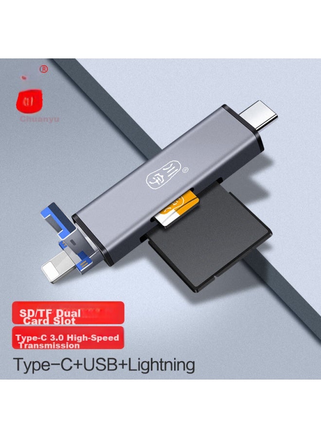 Chuanyu Usb 3.0 Otg Adapter, High-speed Apple Phone Tf/sd Card Reader, Multi-in For Huawei/apple/type-c/computer/camera/car Recorder/drones, Universal - Image 5