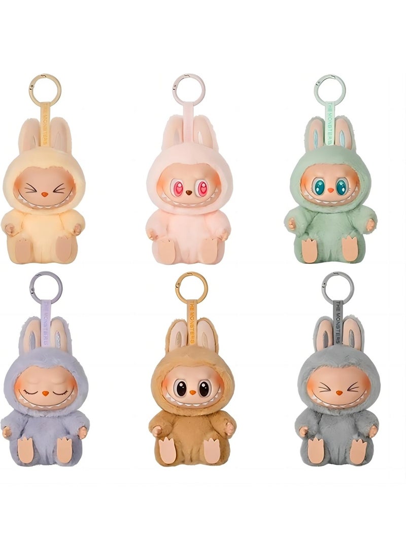 LABUBU LABUBU Mini Plush Toy, Soft & Cute Plush Doll, Adorable Collectible Pendant, Plush Dolls for Bags & Keys, Gifts for Boys and Girls  - Image 2