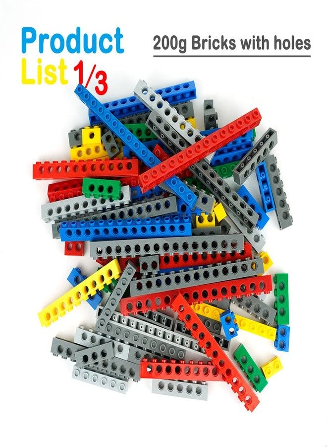 BroTex Technical-Parts-Beams-Gears Bricks Bulk Pins Connectors, Compatible with Car-Motors Accessories Building Blocks Sets MOC Buildings Toys for Adults Kids Age 6+ - Image 5