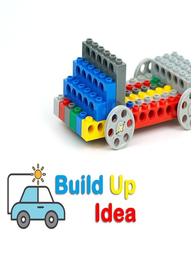 BroTex Technical-Parts-Beams-Gears Bricks Bulk Pins Connectors, Compatible with Car-Motors Accessories Building Blocks Sets MOC Buildings Toys for Adults Kids Age 6+ - Image 3