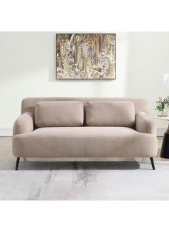 Home Box Carmel 2-Seater Fabric Sofa with 2 Cushions 77 x 169 x 94 cm  - Image 1