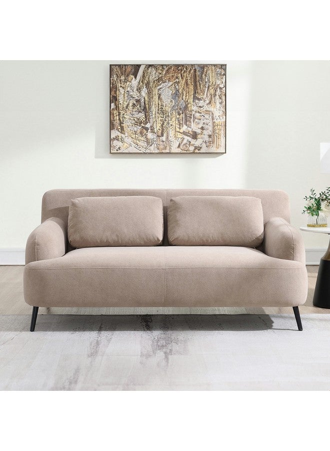 Home Box Carmel 2-Seater Fabric Sofa with 2 Cushions 77 x 169 x 94 cm  - Image 1