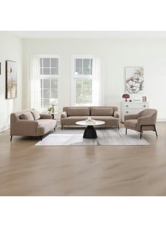 Home Box Carmel 2-Seater Fabric Sofa with 2 Cushions 77 x 169 x 94 cm  - Image 4