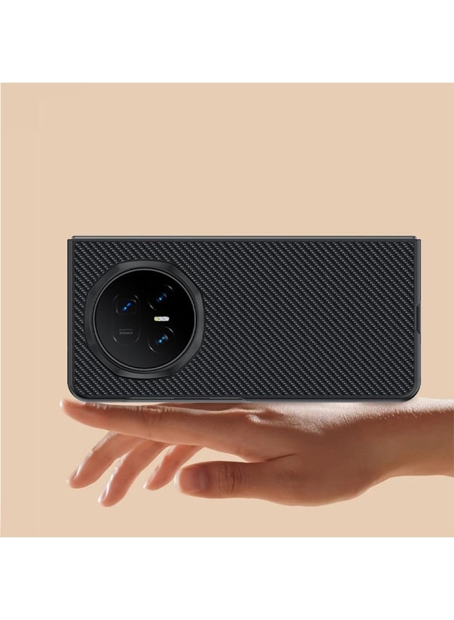 general for Honor Magic V5 Case, Slim Ultra-thin Lightweight PC Shell Carbon Fiber Texture, Military Grade Protection Shockproof Phone Case Cover for Magic V5 5G - Image 2