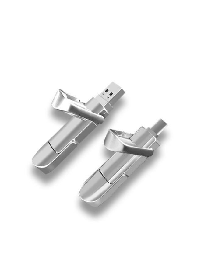 Generic Ultra-running Solid State Disk High-speed Transmission USB3.1 And Type-C Dual-head Mobile Phone U Disk Dual-interface Solid State U Disk-Capacity:256GB-Interface:USB 3.0  - Image 5