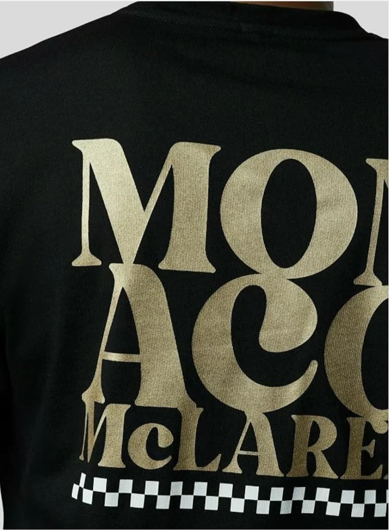 Mclaren black MCLAREN MENS MONACO SLOGAN T-SHIRT for Men | Best Price UAE