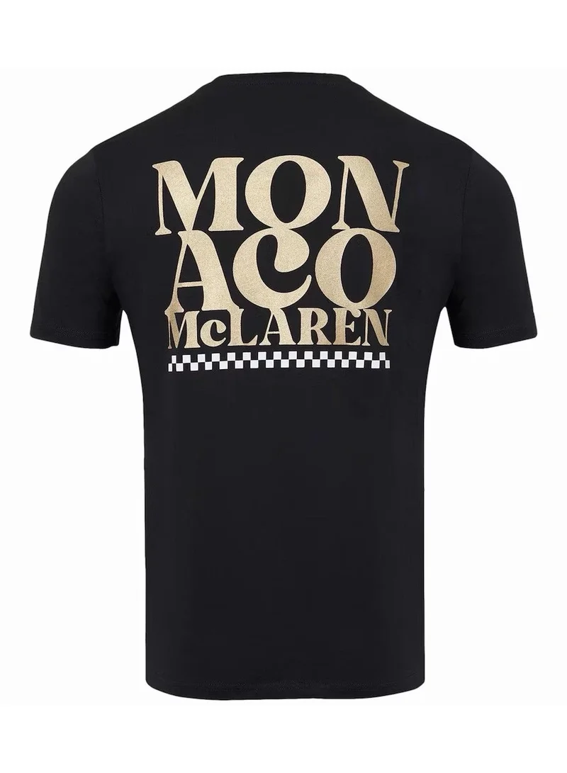 Mclaren black MCLAREN MENS MONACO SLOGAN T-SHIRT for Men | Best Price UAE