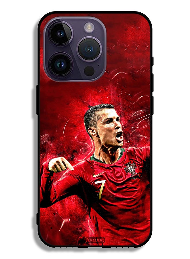 Tolwak Apple iPhone 14 Pro Protective Case Cristiano Ronaldo - Image 2
