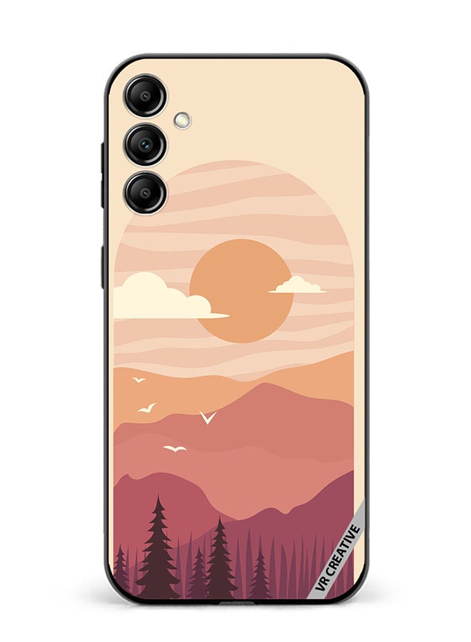 VR CREATIVE Protective Case Cover For Samsung Galaxy M54 Abstract Landscape Design Multicolour - Image 1
