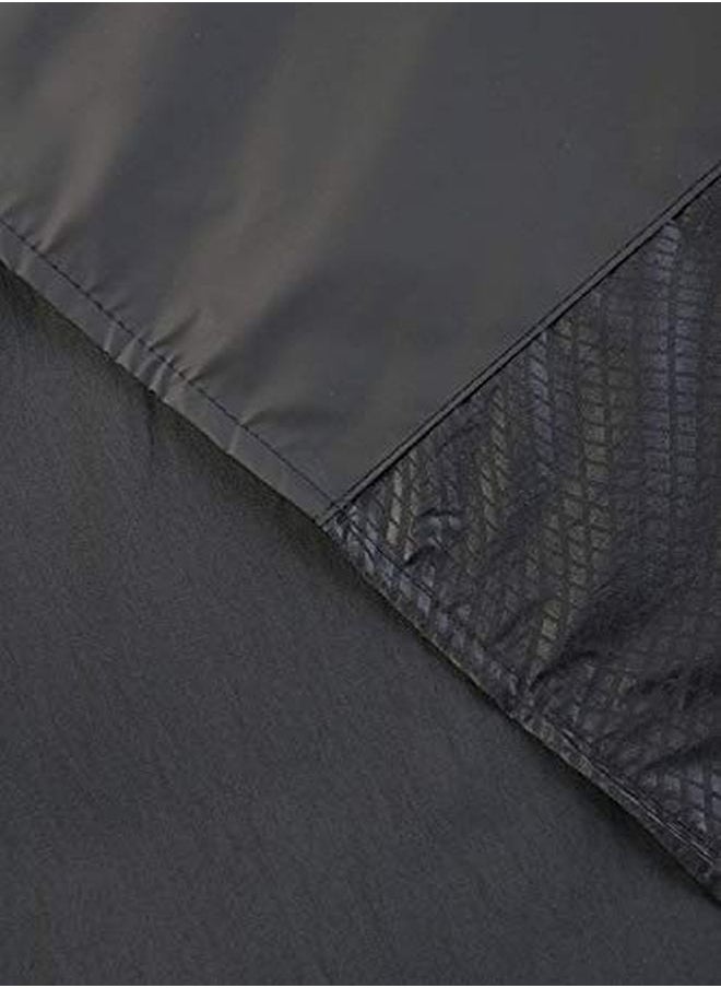 Betty Dain Signature Cosmix Coloring/Styling Cape With Chemicalproof Panel, Lightweight, Chemical Resistant Fabric, Embossed Pattern, Snap Closure At Neck, Generous 54 X 60 Inch Size, Black  - Image 3