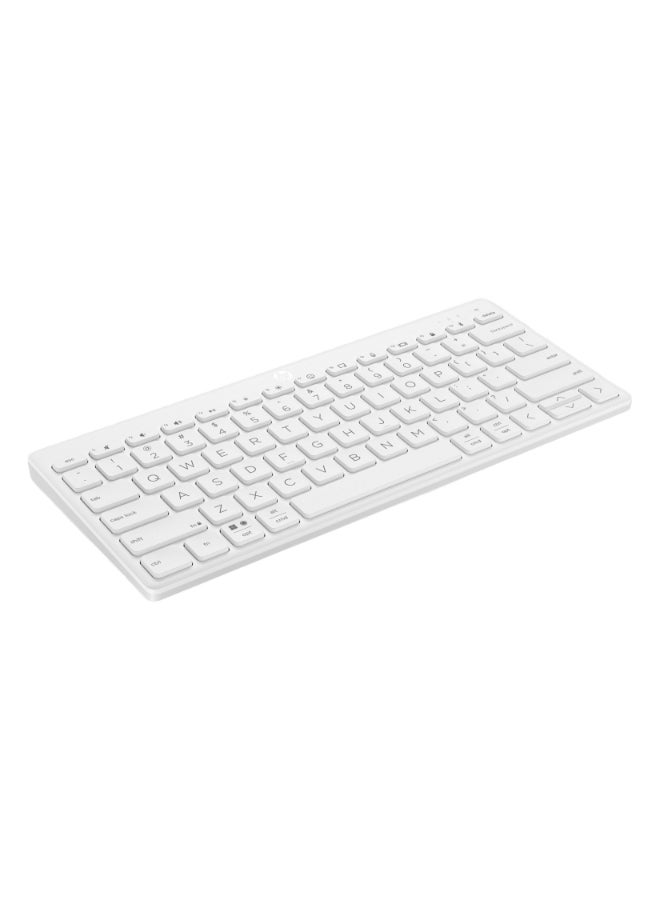 HP لوحة مفاتيح لاسلكية HP 350 باللون الأبيض - Image 1