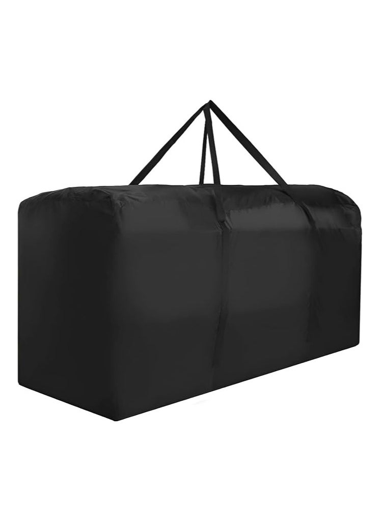 Generic Black Large Storage Bags, 100L Waterproof Foldable Travel Duffle Bag with Reinforced Handles, Oversized Heavy Duty Moving Bags, for Bed Organize Clothing, Blanket  - Image 1