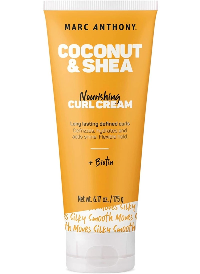 MARC ANTHONY COCONUT OIL & SHEA BUTTER CURL CREAM 175ML - Image 1
