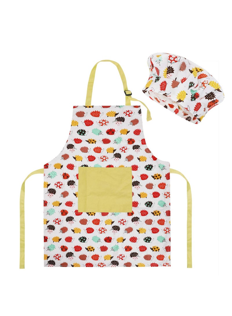 Excefore Kids Colorful Art Aprons Smocks, Waterproof Children's Artist Painting Smocks，Long sleeves, 3 pockets, and adjustable straps make it perfect for ages 2-8. - Image 1