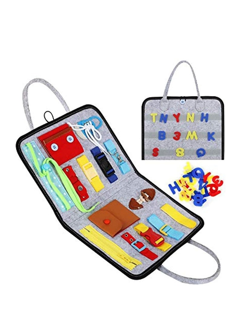 Dubkart Educational Airplane Car Montessori Travel Toy for Kids - Image 2