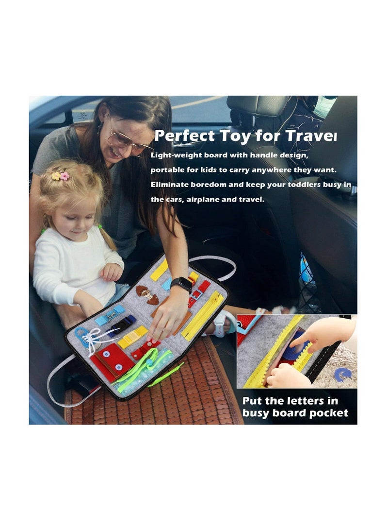 Dubkart Educational Airplane Car Montessori Travel Toy for Kids - Image 5