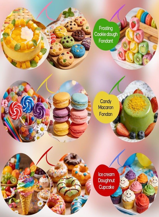 Cherrysea Natural Food Coloring Powder - 4 Colors Dye Free Natural Food Dye Powder, FD&C Artificial Dye Free Fruit & Vegetable Powder for Baking, Cake Decorating, Frosting, Icing, Easter Eggs & Fondant, 5g (0.18 oz) - Image 5
