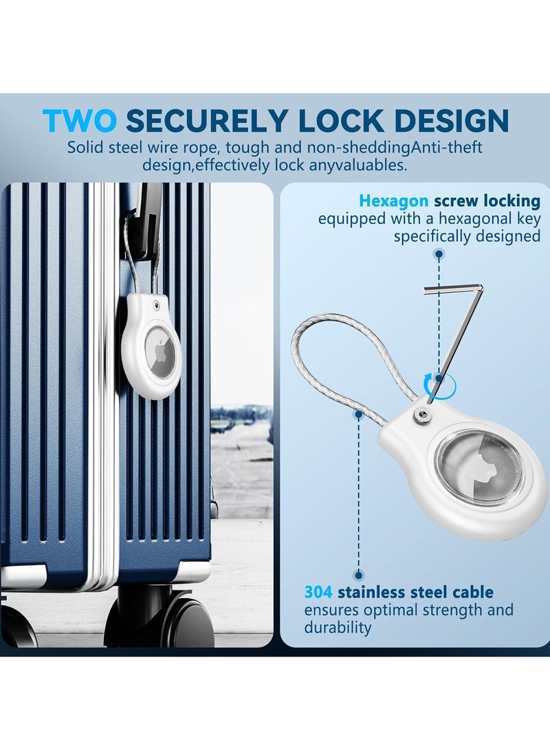 1 Pack Waterproof AirTag Holder with Hex Wrench, Durable PC Protective Case with Secure Lock Design for Pet Collar, Luggage, Backpack & More – Anti-Lost Cover  - Image 4