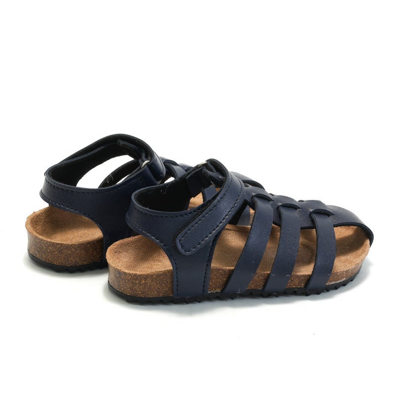 Ruizu Autumn And Summer Children'S Cork Sandals Boys' Sandals Non-Slip Girls' Beach Shoes For Baby And Middle-Aged Children - Image 5