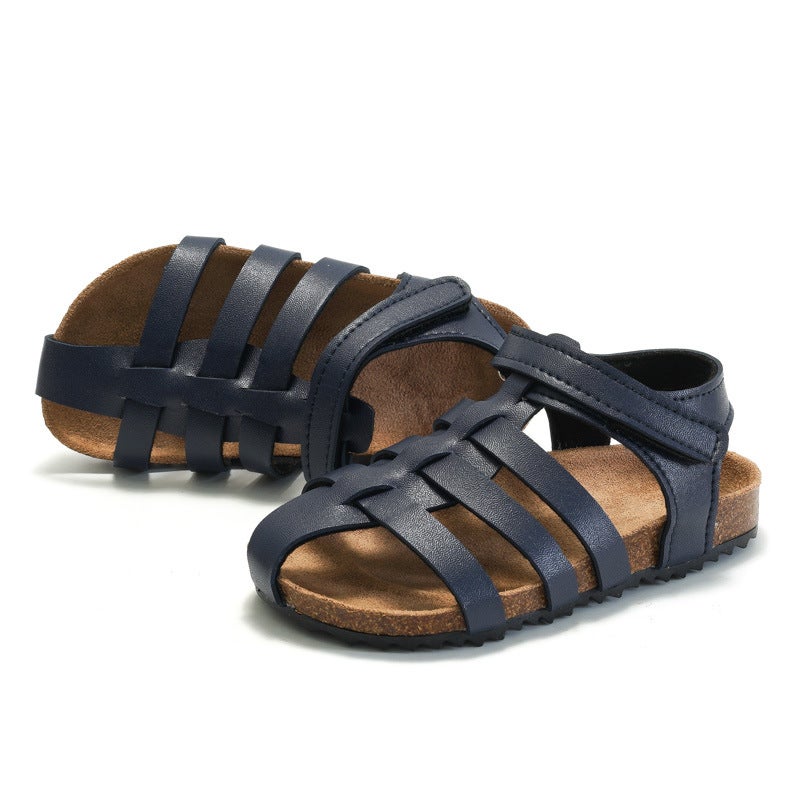 Ruizu Autumn And Summer Children'S Cork Sandals Boys' Sandals Non-Slip Girls' Beach Shoes For Baby And Middle-Aged Children - Image 3