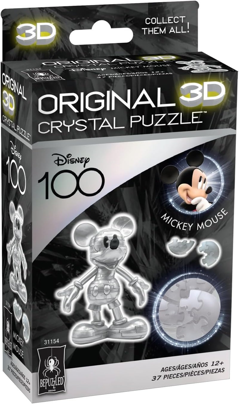 BePuzzled  Disney Platinum Mickey Original 3D Crystal Puzzle Ages 12 and Up - Image 2