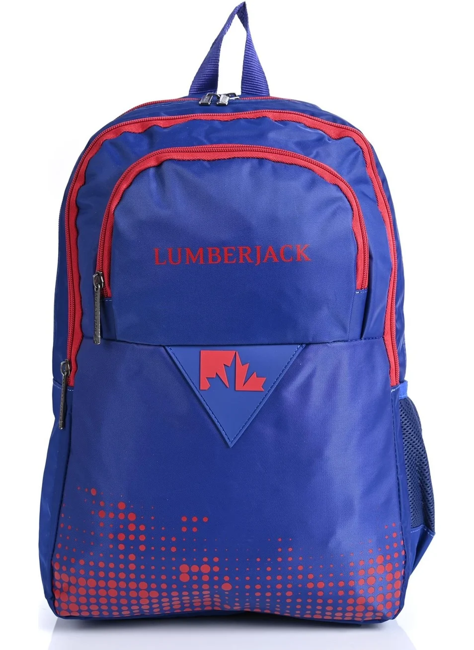 LUMBERJACK 20316 School Backpack Set with Pen Holder Navy Blue-Red