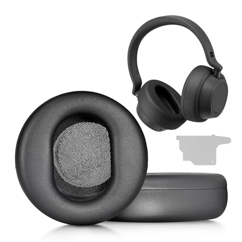 XBERSTAR Ear Pads Replacement Compatible with Microsoft Surface GEN I Headphone earpads Ear Pads for Microsoft Surface GEN II Ear Cushions Cups (Black) - Image 1