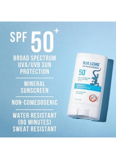 BLUE LIZARD Spf#50+ Sensitive Stick Australian Sunscreen 0.5 Ounce (Pack Of 2)  - Image 2