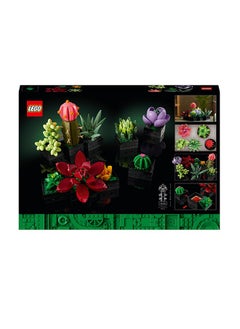 LEGO Botanicals Succulents - Build 9 Small Artificial Plants - Home or Office Desk Décor Set For Adults - Housewarming Gifts for Women & Men - Botanical Collection - 10309 (771 pieces)  - Image 3