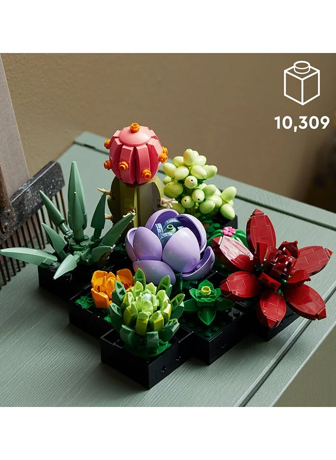 LEGO Succulents 10309 Plant Decor Building Kit (771 Pieces)
