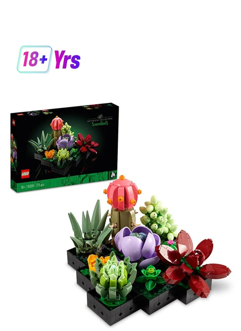 LEGO Succulents 10309 Plant Decor Building Kit (771) Pieces