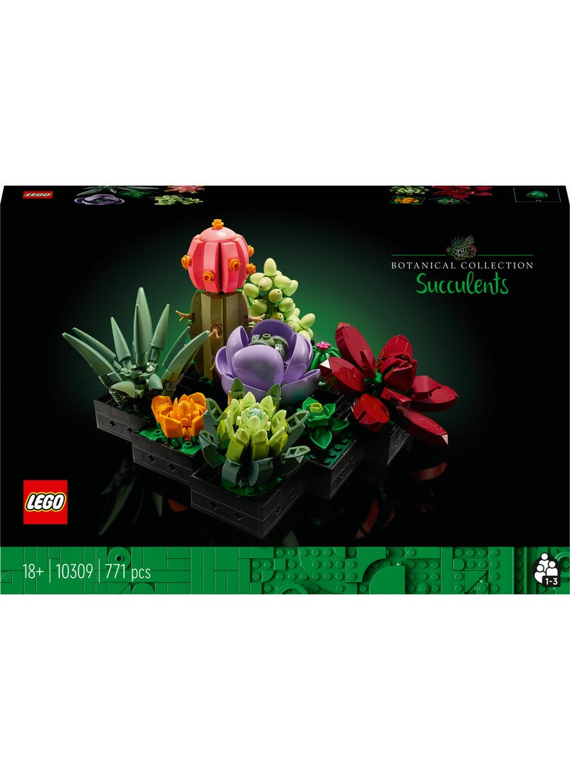 LEGO Succulents 10309 Plant Decor Building Kit (771) Pieces  - Image 2
