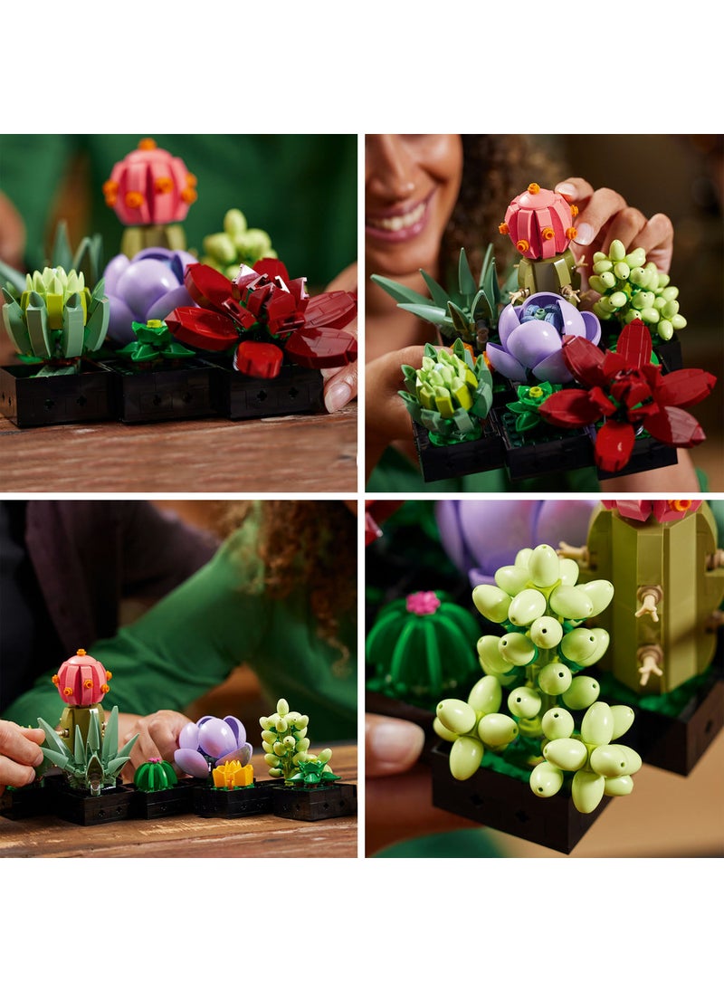 LEGO Succulents 10309 Plant Decor Building Kit (771) Pieces  - Image 5