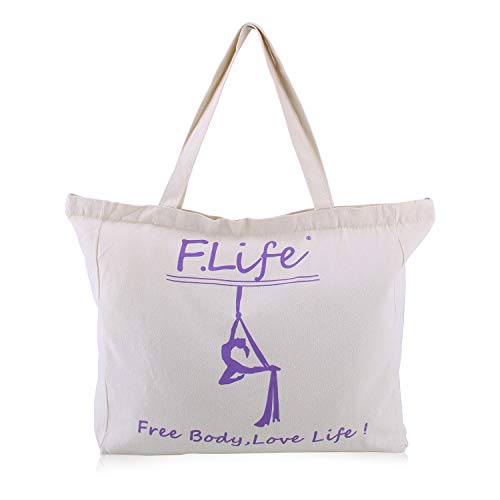 Flife F.Life Aerial Silk Yoga Hammock Strater Kit -10 Yards For Flying Yoga (Turquoise) - Image 5