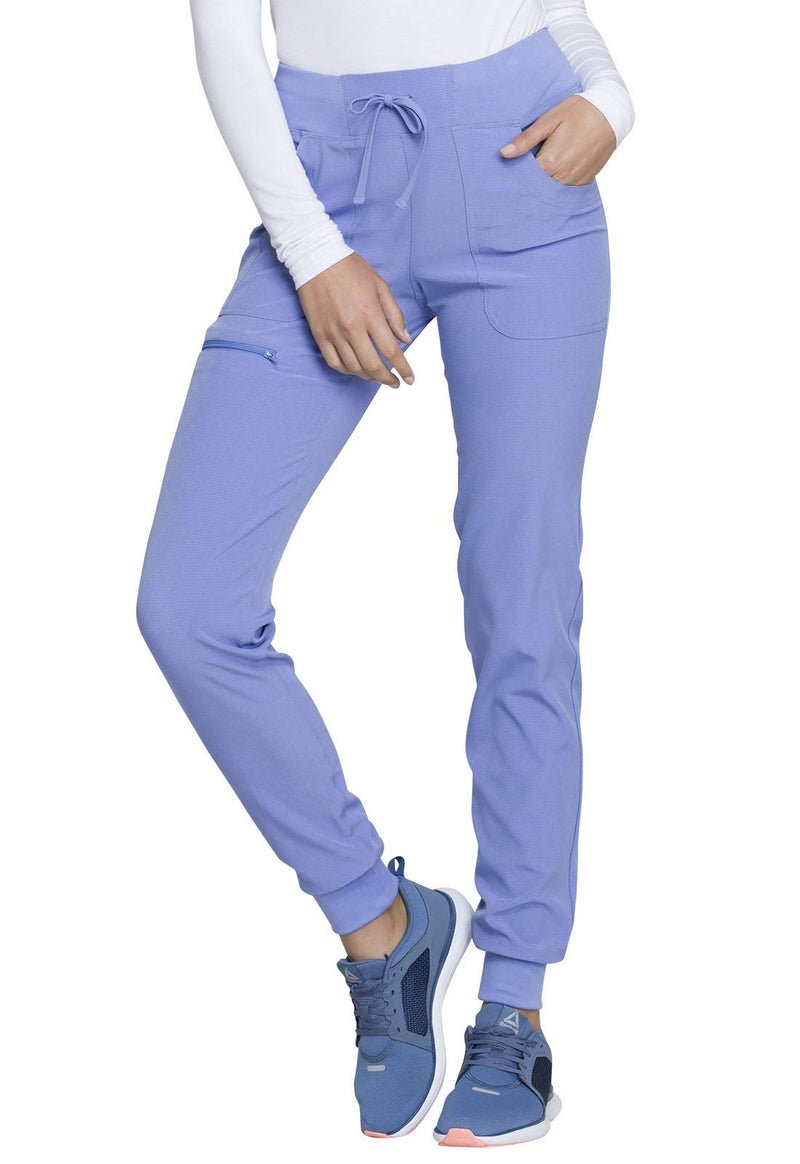 HeartSoul Womens Medical Scrub Jogger Pants Contemporary fit Drawstring Waistband Jogger with 5 Pockets HS030P S Petite Ciel